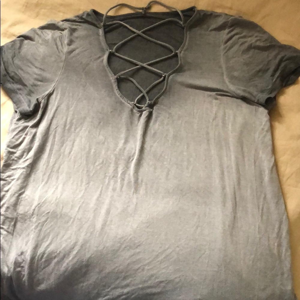 American Eagle Grey Shirt